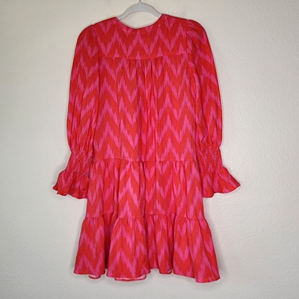 Pomander Place Pink Long Sleeve Dress S - Picture 3 of 6